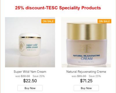 25% discount-TigersEye Specialty Products