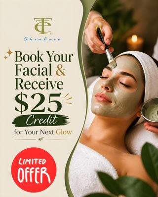 ✨ One Facial. Two Glows. $25 On Us. ✨