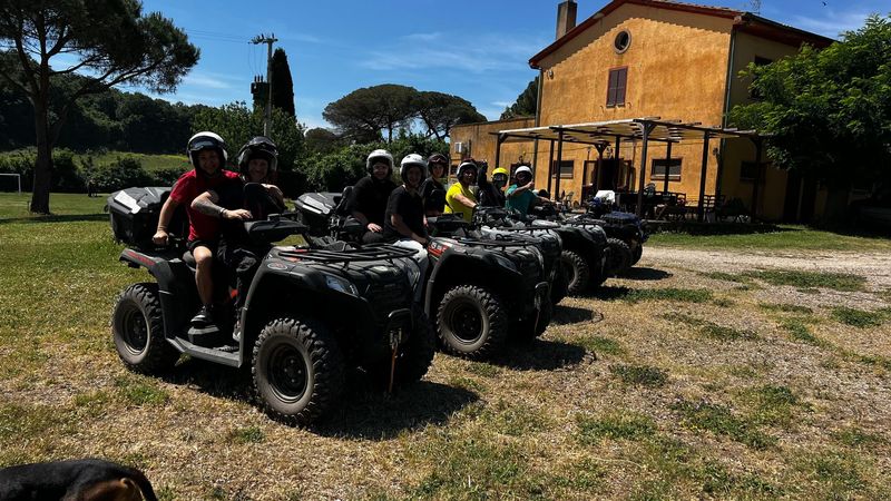Tour Quad Bracciano Roma  3 ore con Cena in Agriturismo