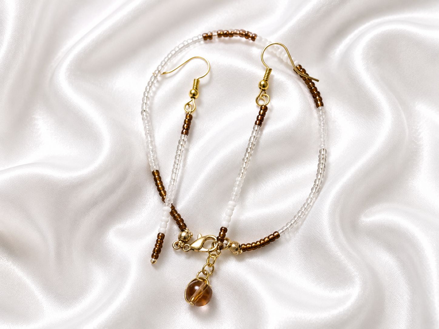 Handmade 1 Strand Bracelet &amp; Earring Sets