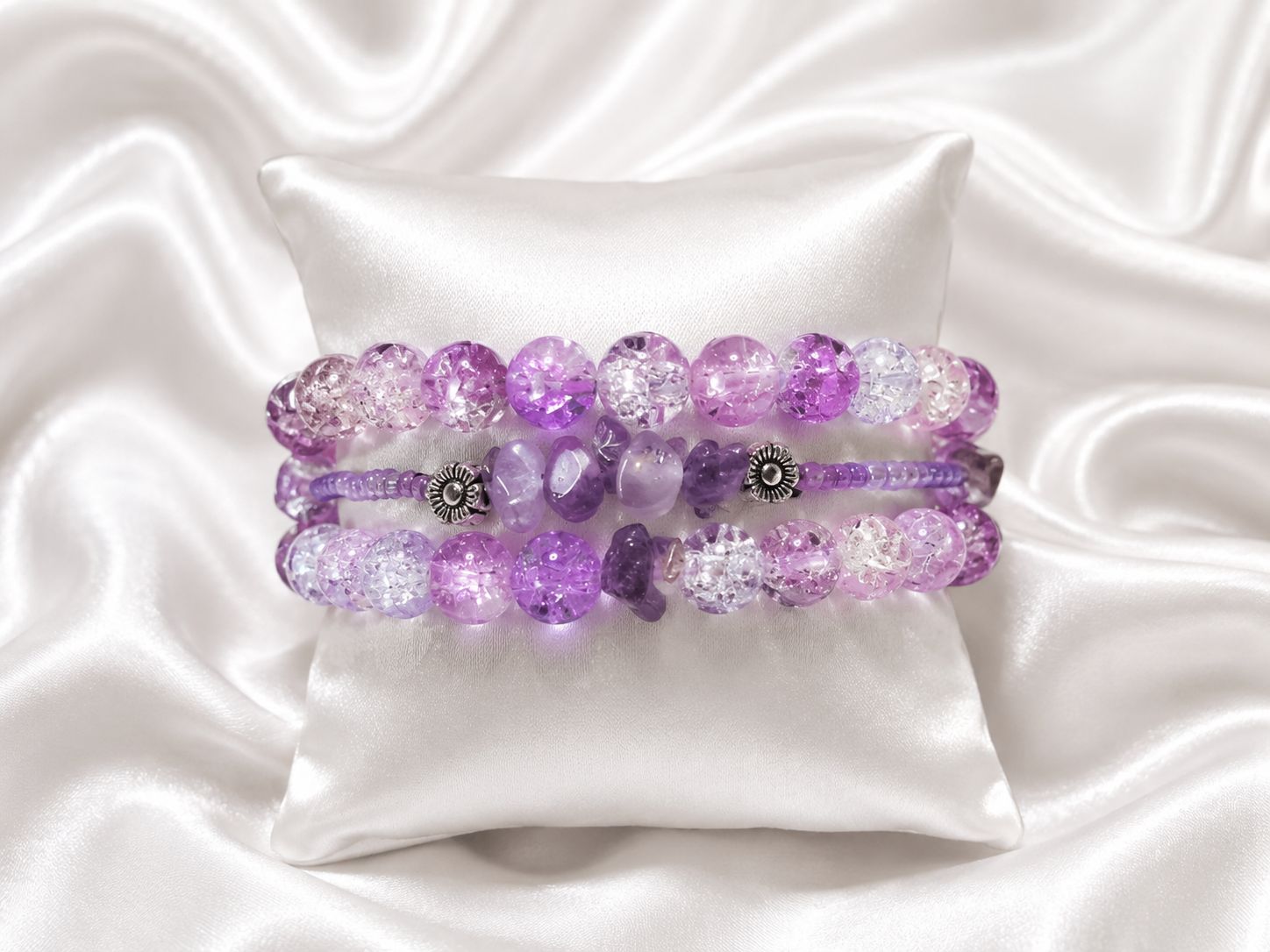 ​Three-Strand Beaded Bracelet