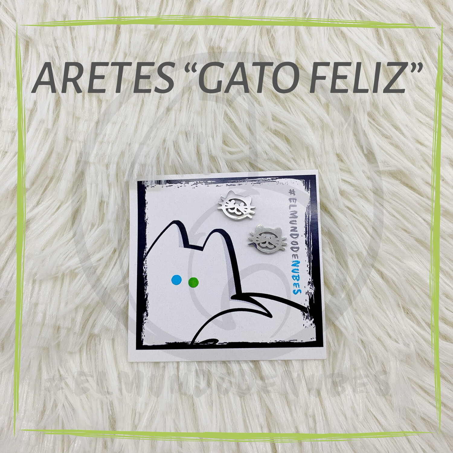 Aretes “Gato Feliz”