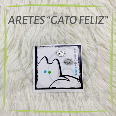Aretes “Gato Feliz”