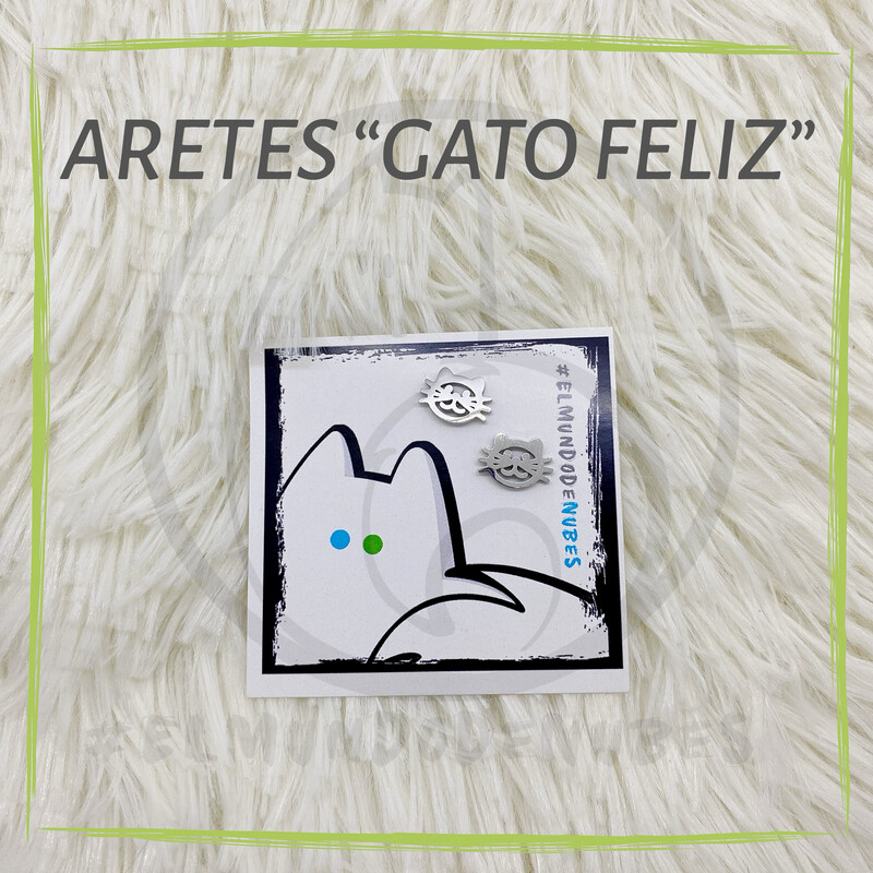 Aretes “Gato Feliz”