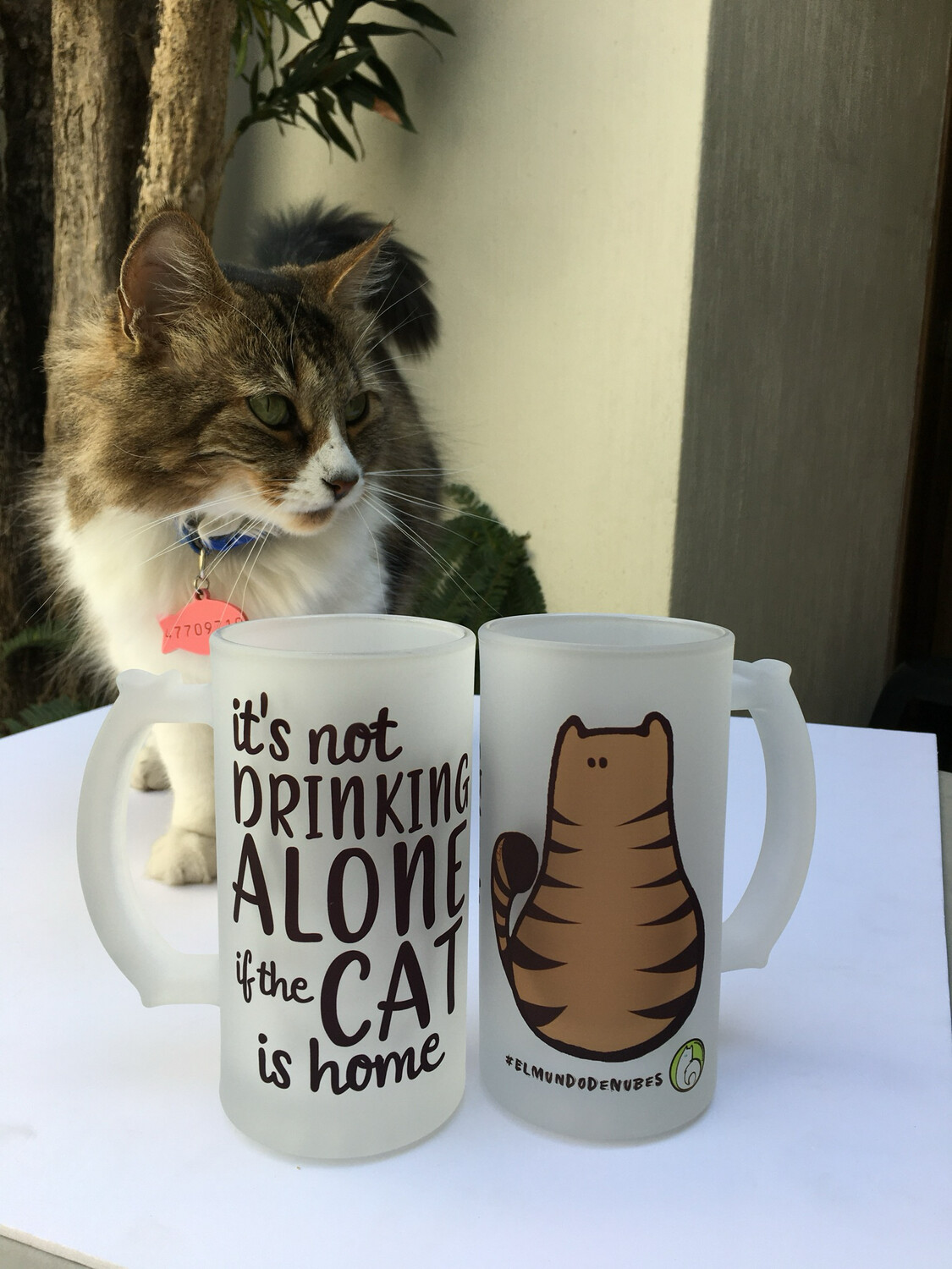Tarro “It’s not drinking alone if the CAT is home”