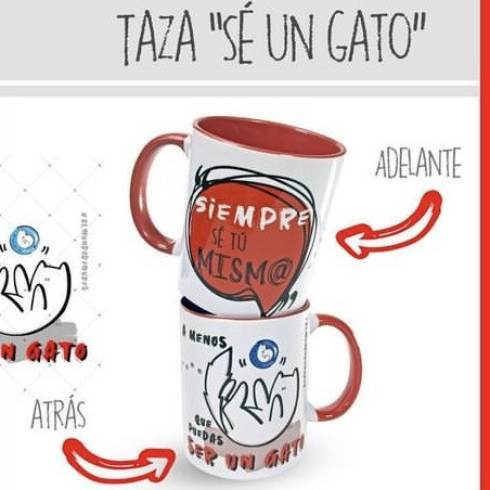 Taza “Sé un Gato”
