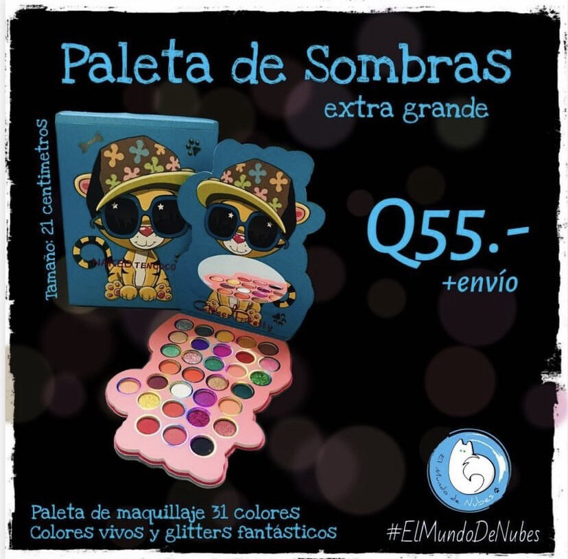 Paleta de sombras para ojos
