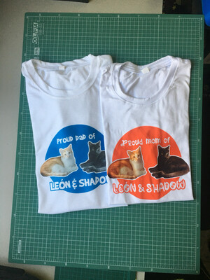 Tshirt personalizada “Proud MOM (DAD) of…”