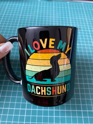 Taza “I love my dachshund”