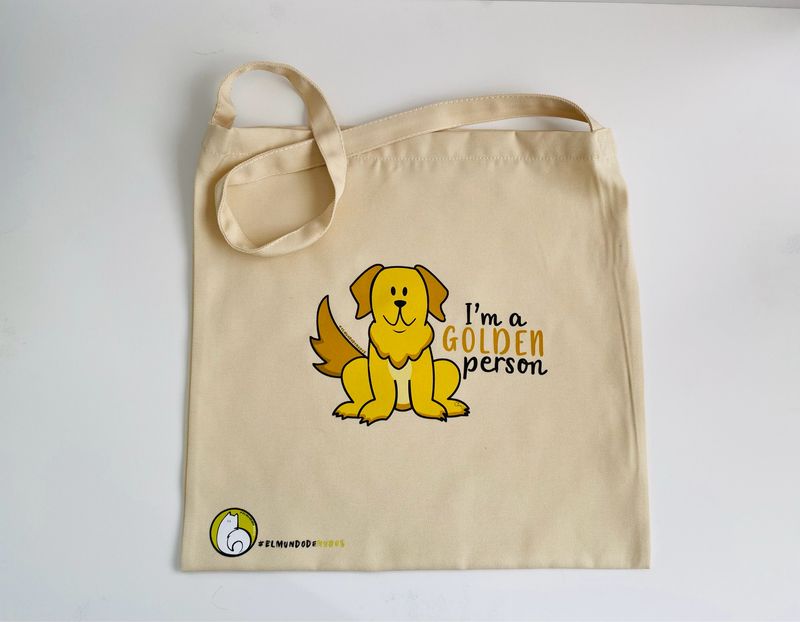Tote bag “GOLDEN PERSON”