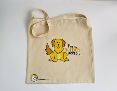 Tote bag “GOLDEN PERSON”