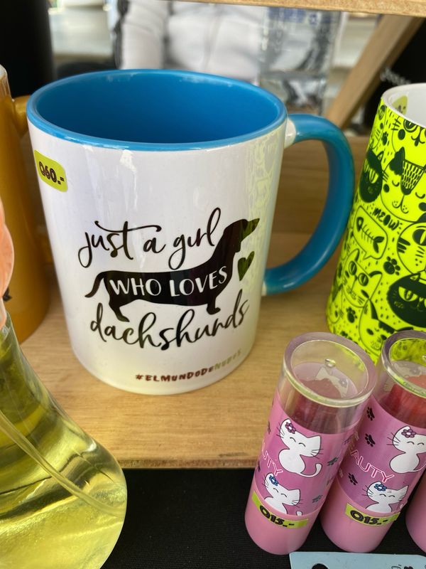 Taza “Just a girl who loves dachshunds”