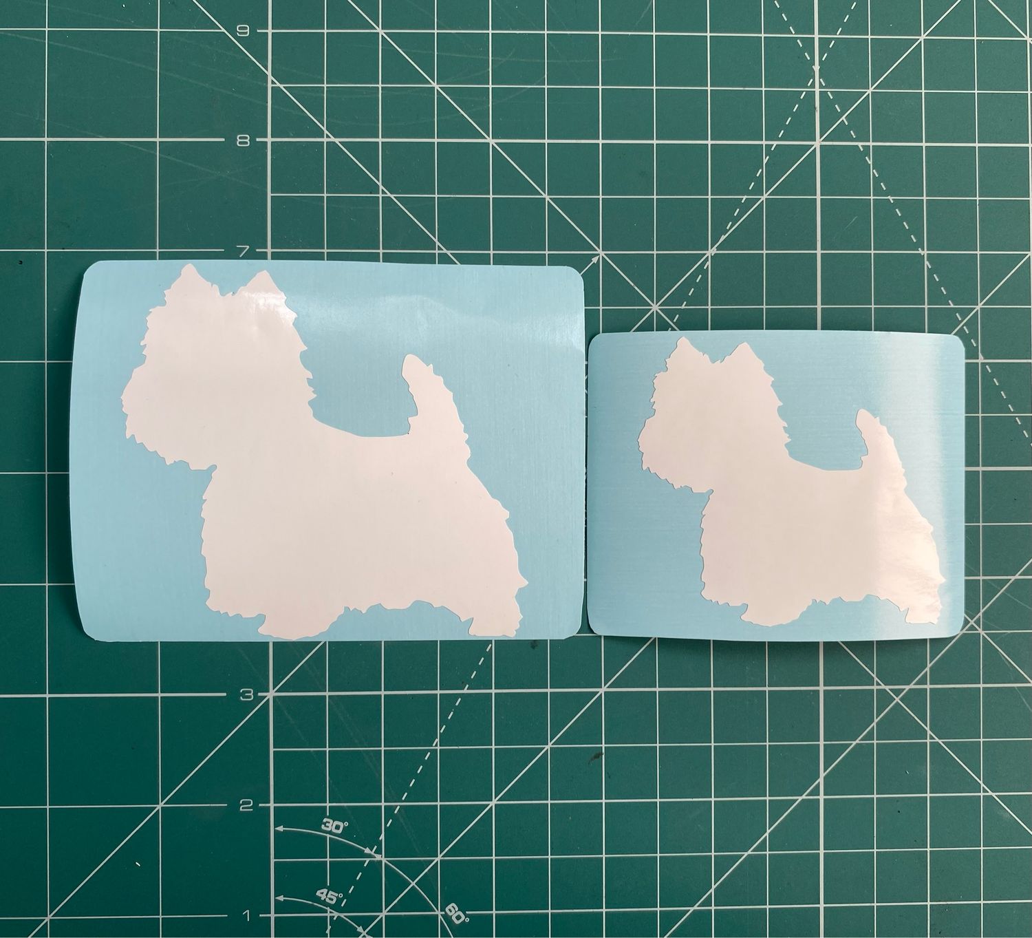 Stickers para carro silueta “Westie”