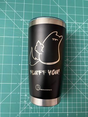 Vaso térmico diseño “Fluff U”