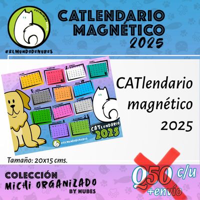 CATlendario magnético 2025