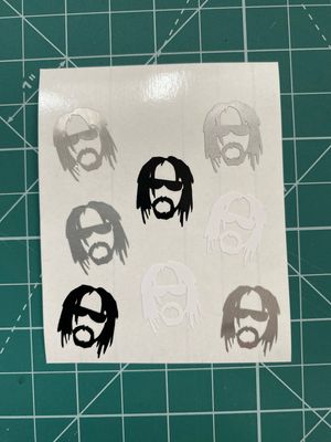Set de 8 mini stickers de Chejo Enríquez