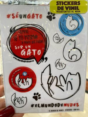 Stickers cartoncito “Sé un Gato”