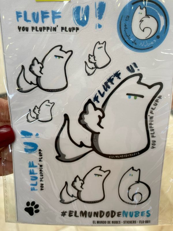 Stickers cartoncito “Fluff U”