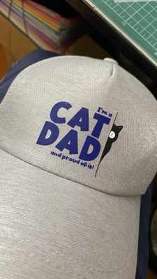 Gorra “I’m a CAT DAD and proud of it”