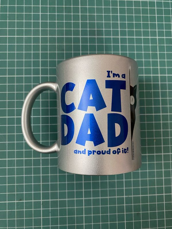 Taza “I’m a CAT DAD and proud of it”