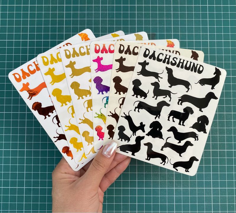 Stickers “Siluetitas” Dachshund 🐶