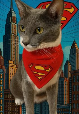 Bandana over-collar “Superhéroes”