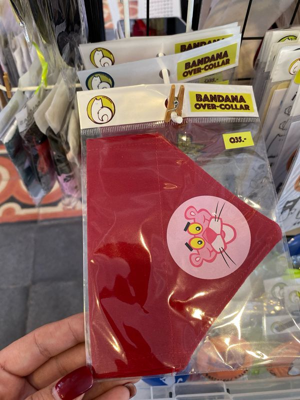 Bandana over-collar “Pantera Rosa”