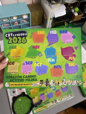 CATlendario magnético 2026
