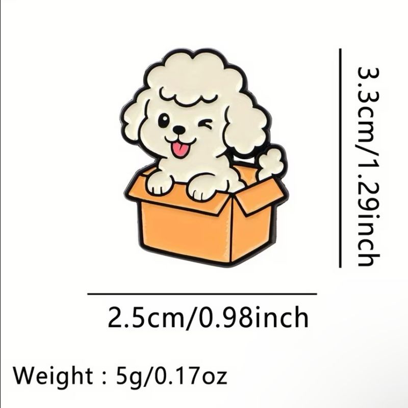 Pin “Poodle en cajita”
