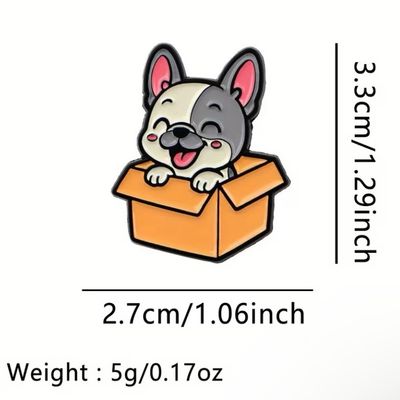 Pin “Frenchie en cajita”
