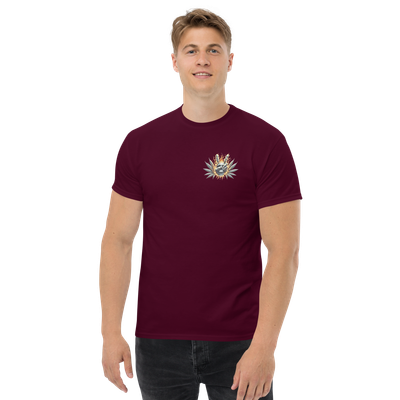 Marijuana Skull Peace sign T Dank Design Limited Edition Unisex tee