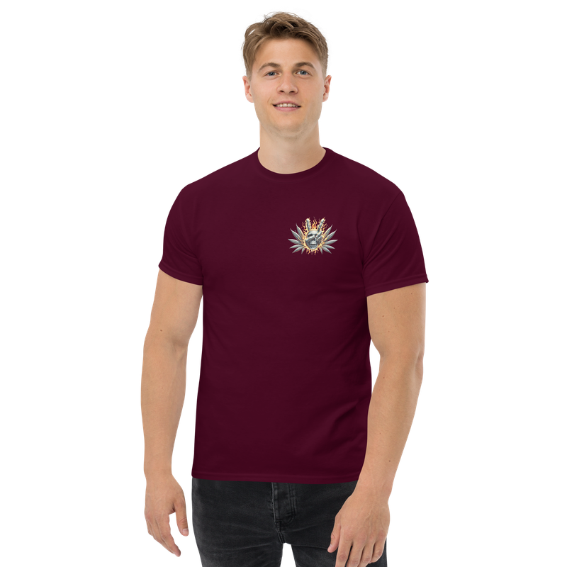 Marijuana Skull Peace sign T Dank Design Limited Edition Unisex tee