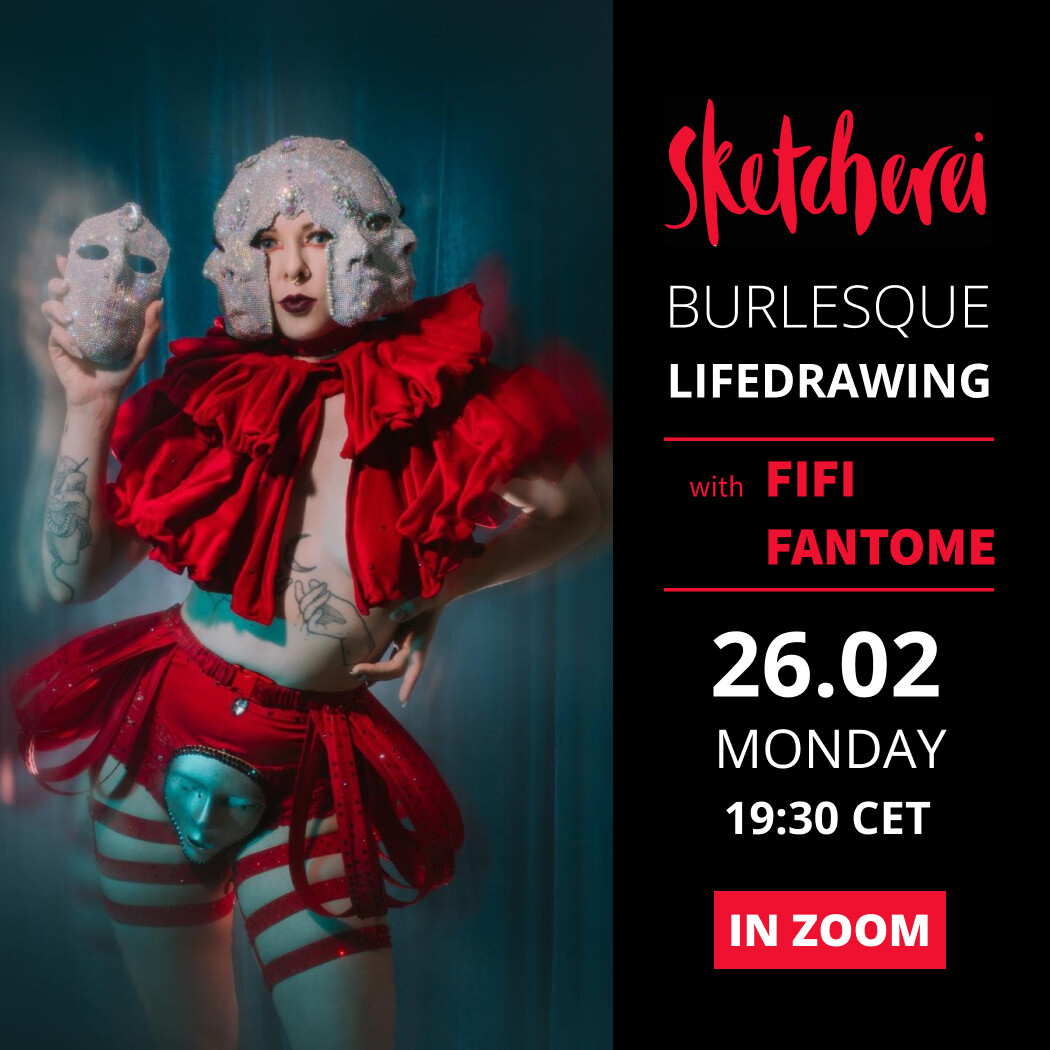 Online lifedrawing - 26.02.24
