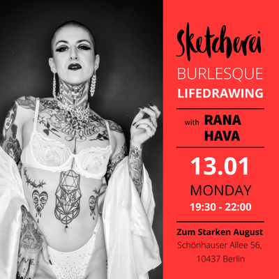 Burlesque lifedrawing - 13.01.25