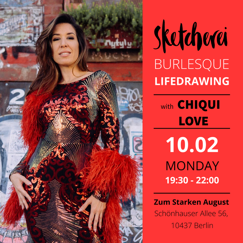 Burlesque lifedrawing - 10.02.25