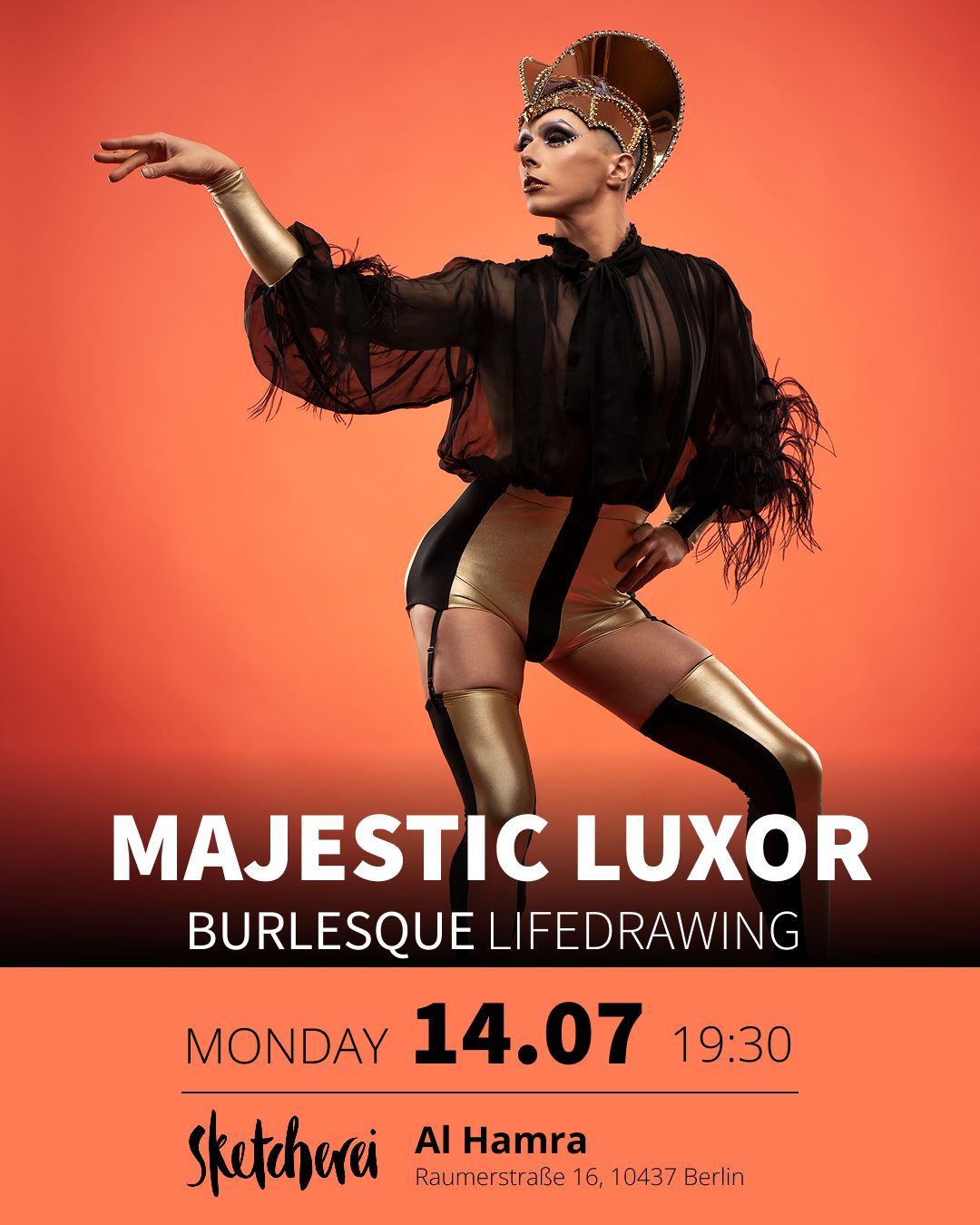 Burlesque lifedrawing - 14.07.25