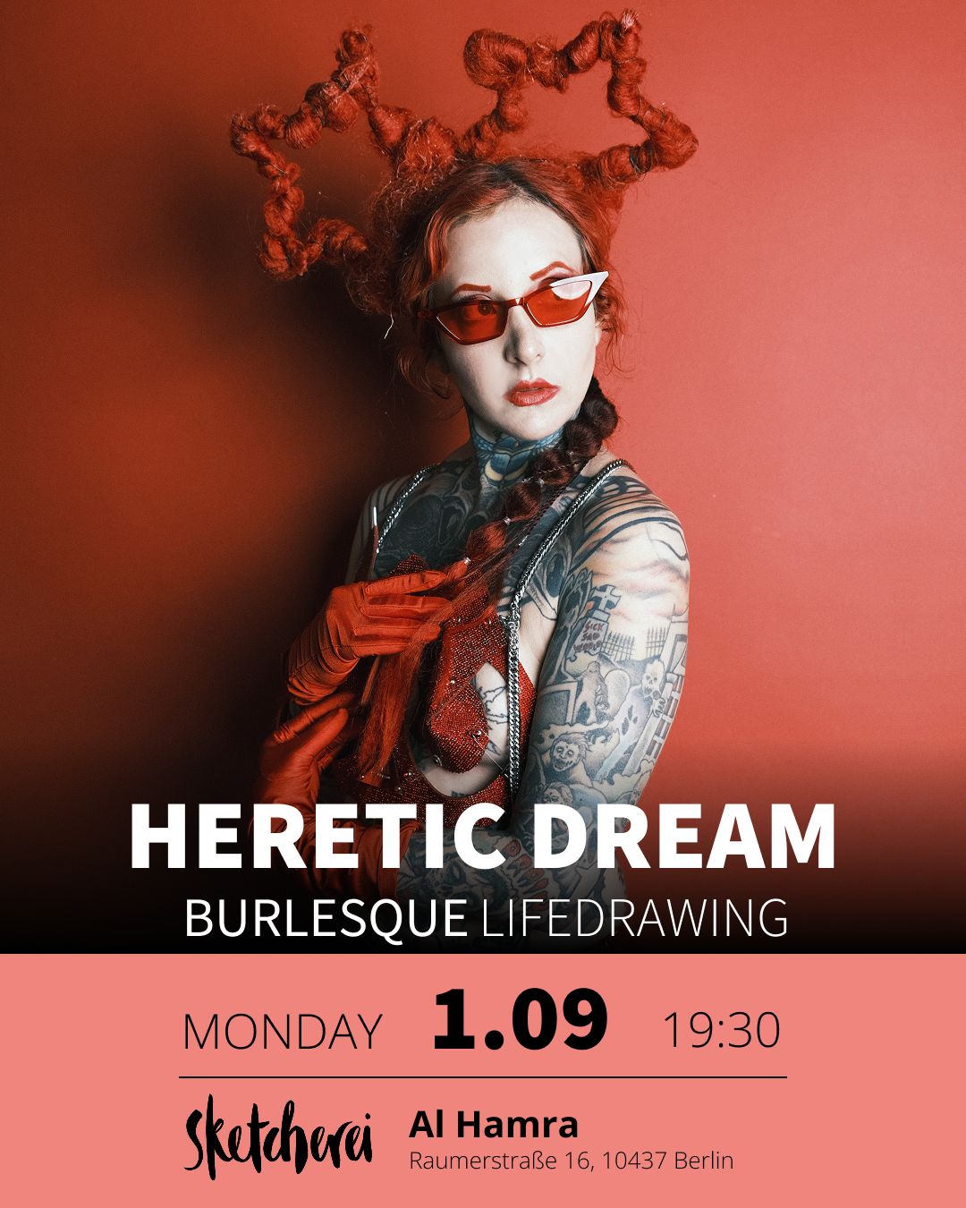 Burlesque lifedrawing - 1.09.25