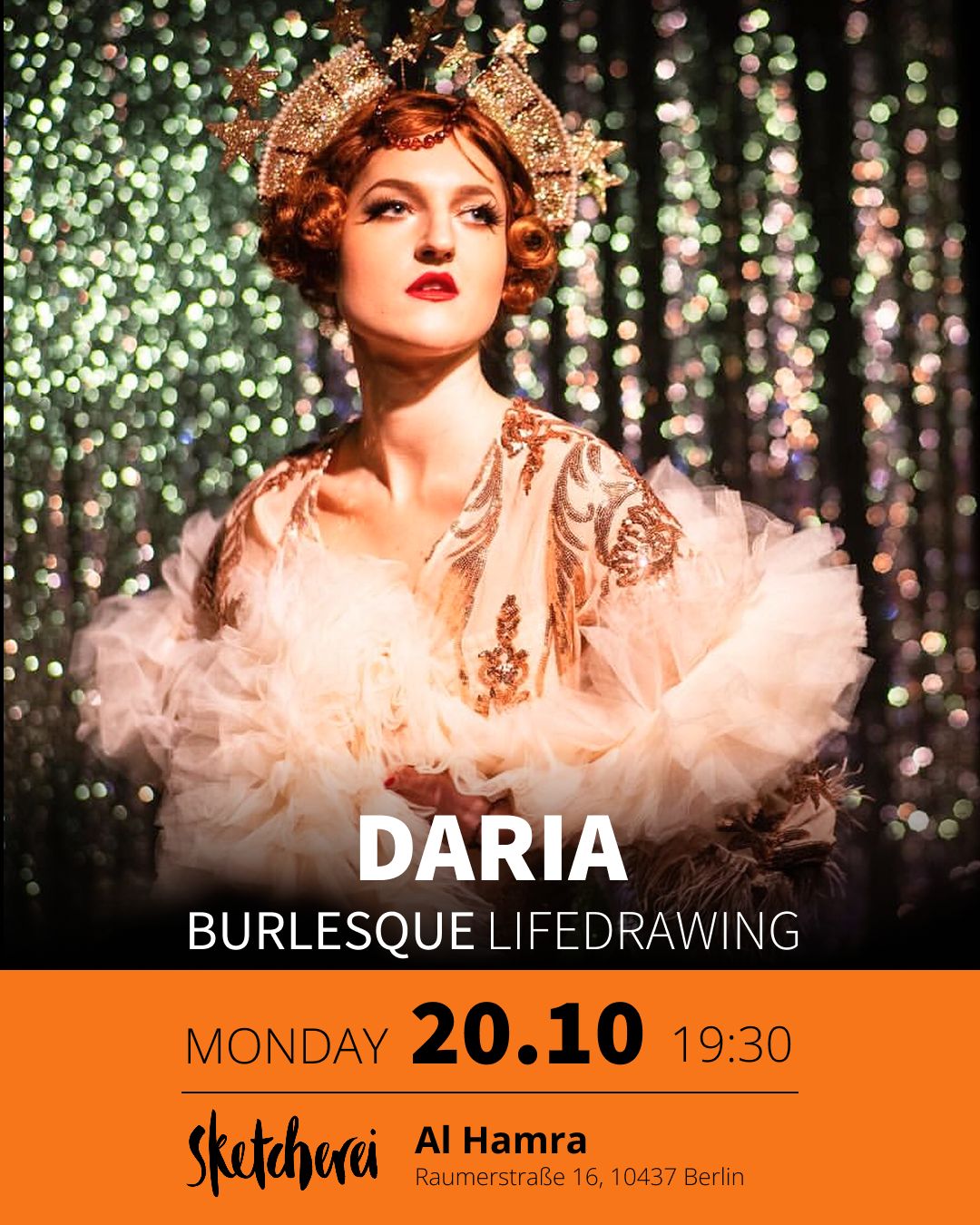 Burlesque lifedrawing - 20.10.25