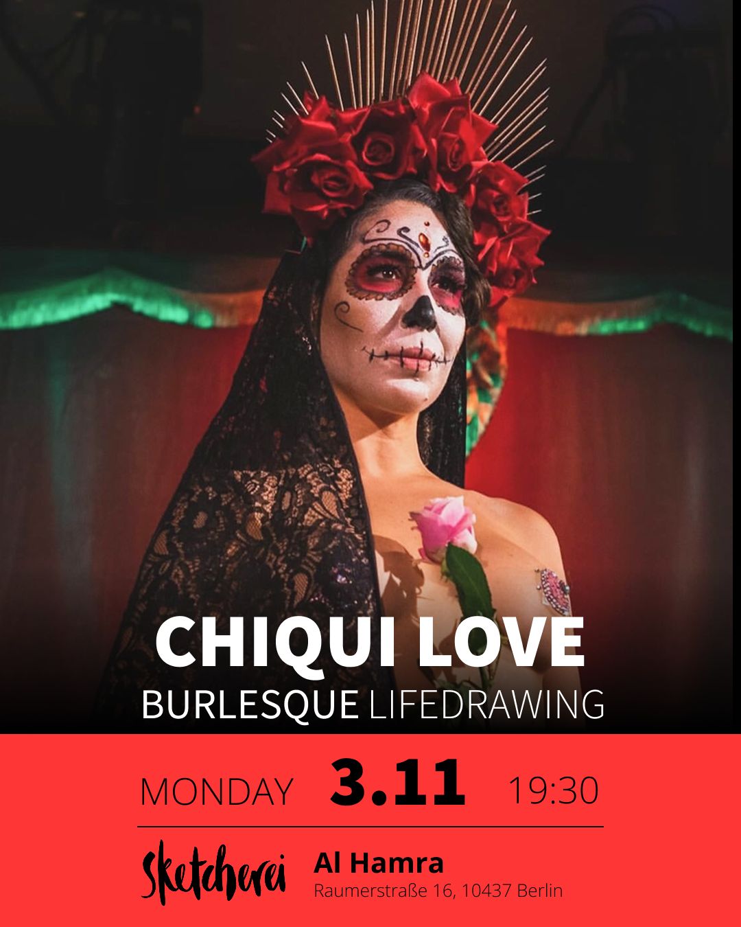 Burlesque lifedrawing - 3.11.25