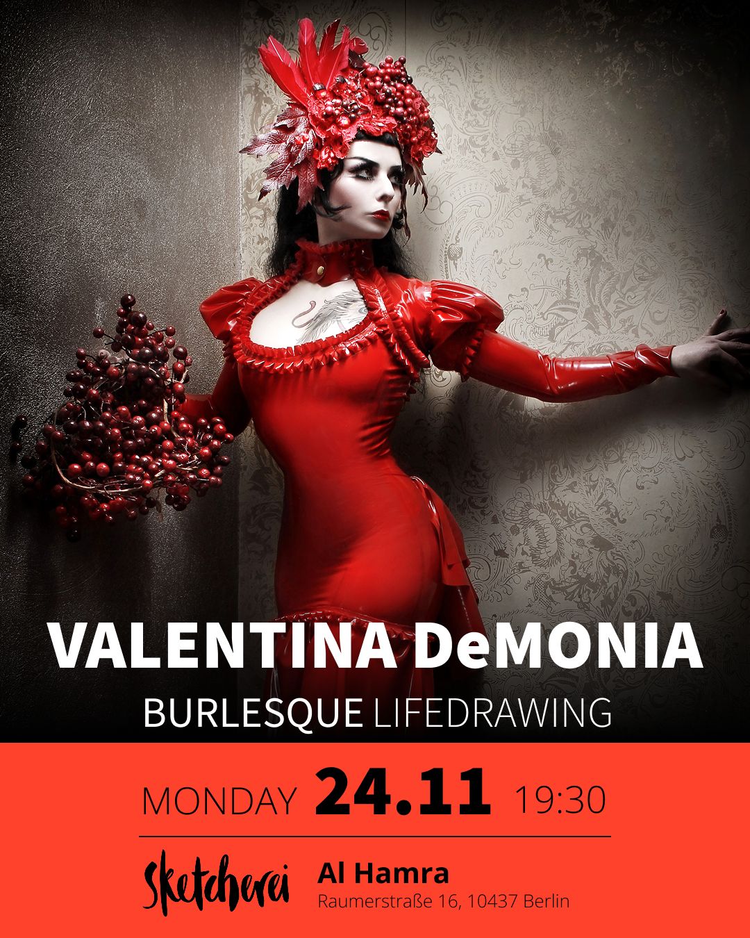 Burlesque lifedrawing - 24.11.25