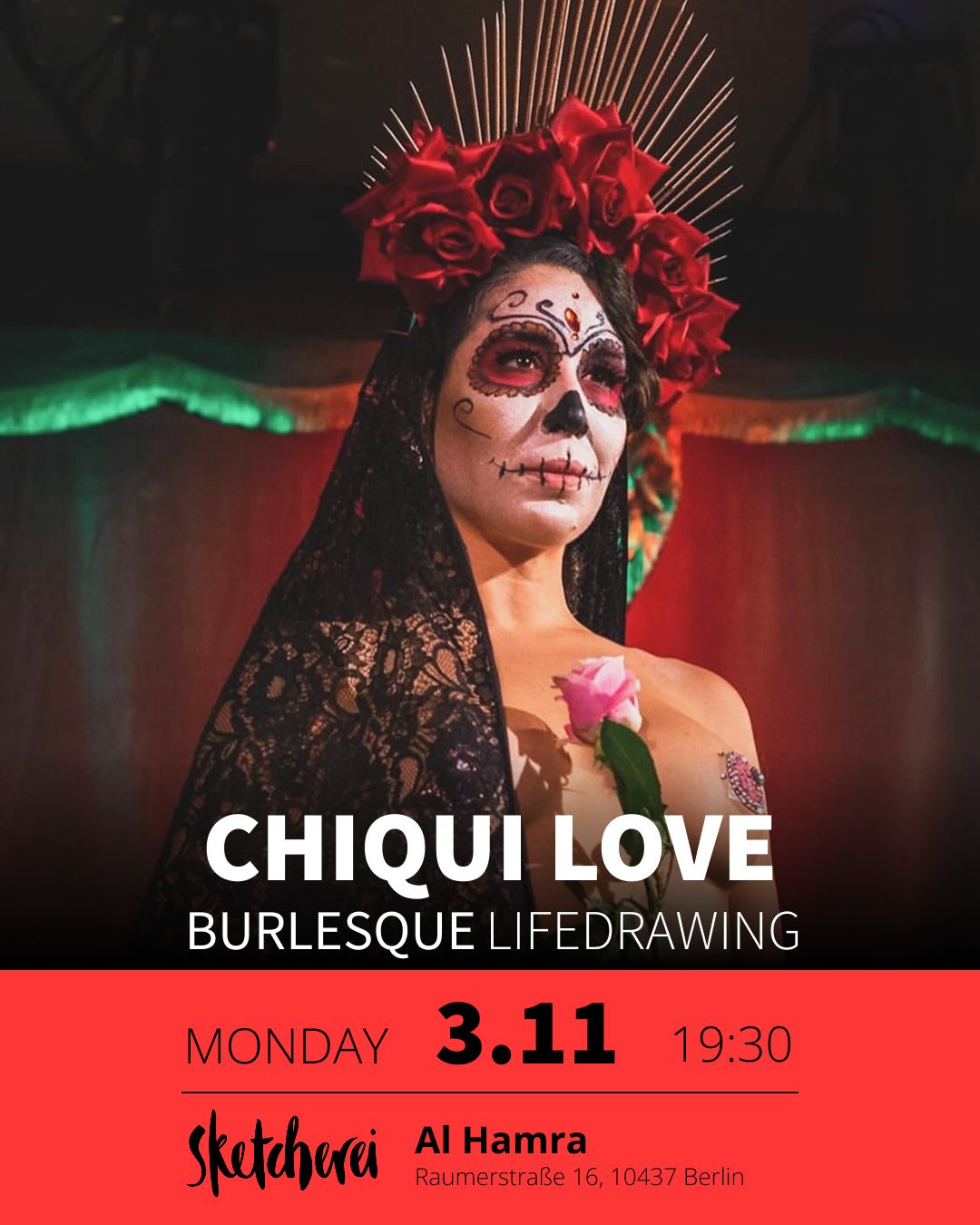 Burlesque lifedrawing - 3.11.25