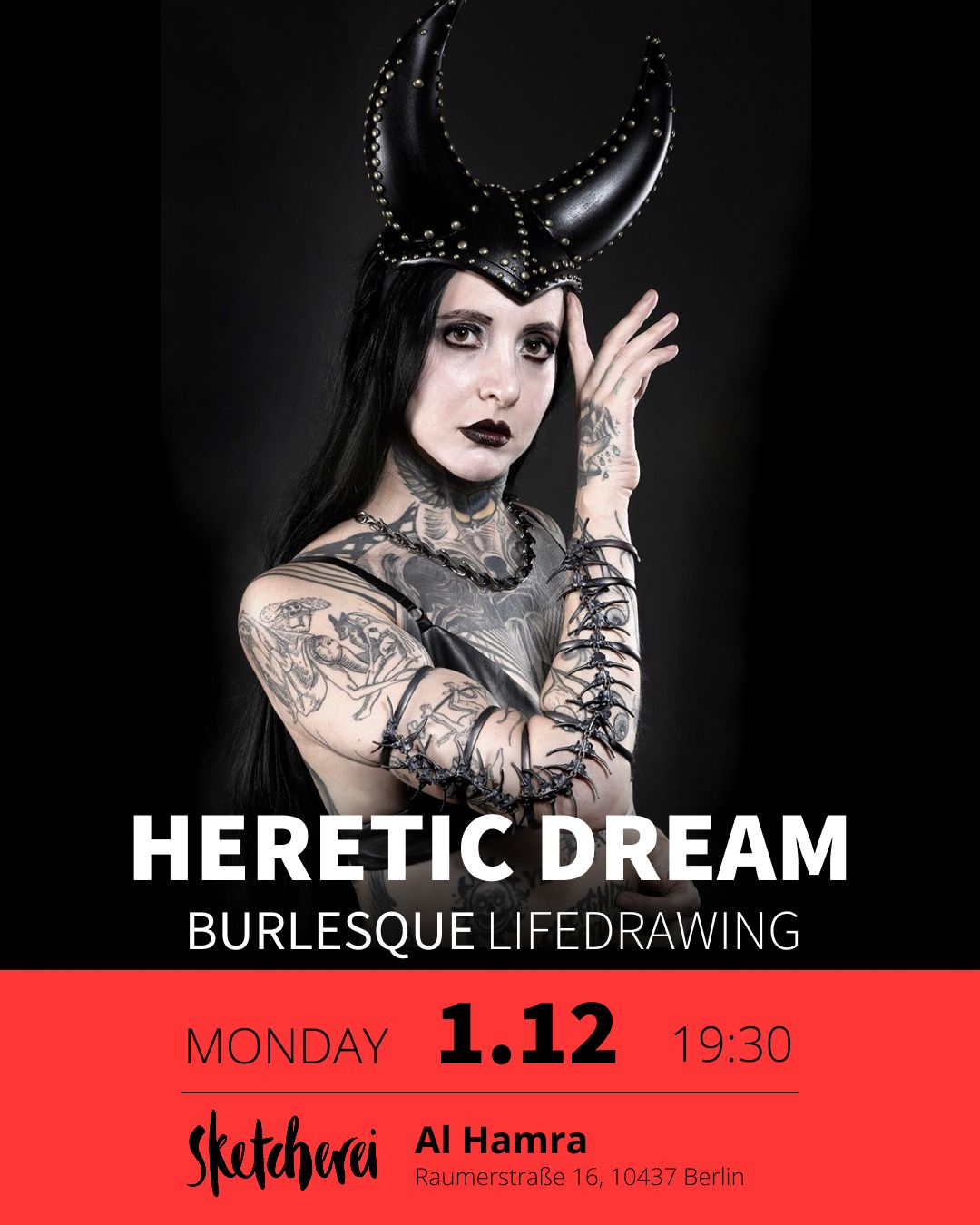 Burlesque lifedrawing - 1.12.25