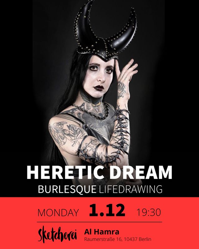Burlesque lifedrawing - 1.12.25