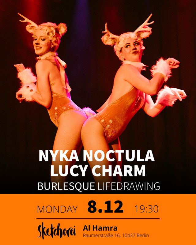 Burlesque lifedrawing - 8.12.25