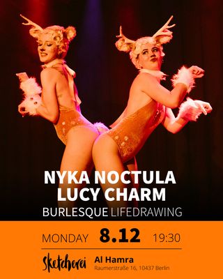 Burlesque lifedrawing - 8.12.25