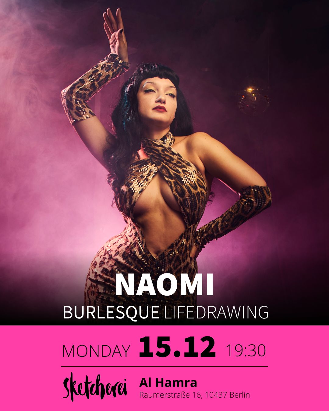 Burlesque lifedrawing - 15.12.25