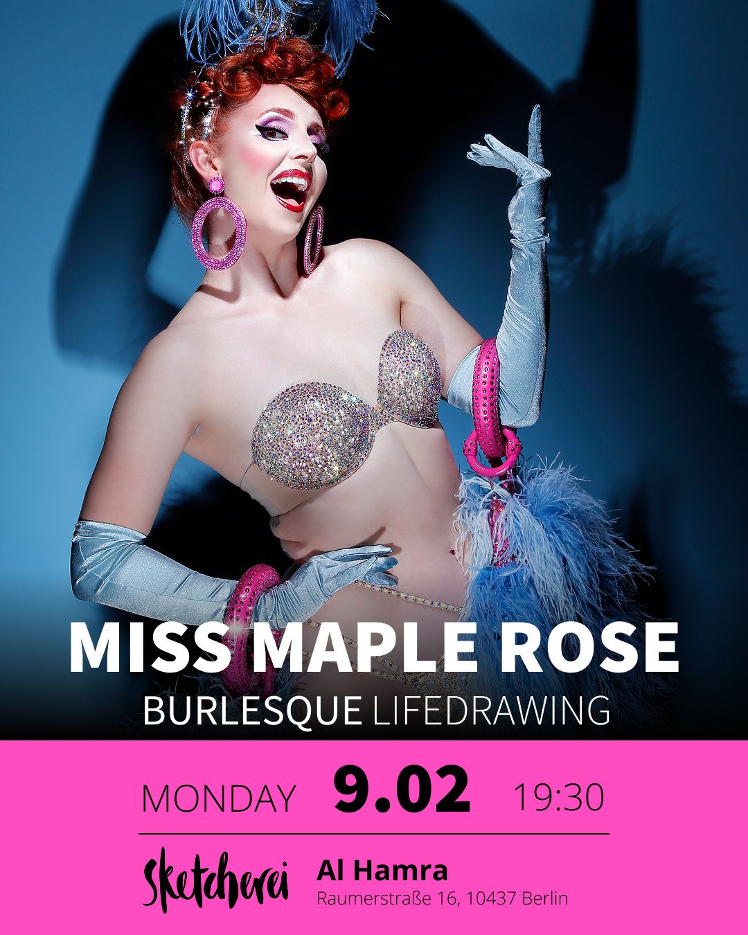 Burlesque lifedrawing - 9.02.26