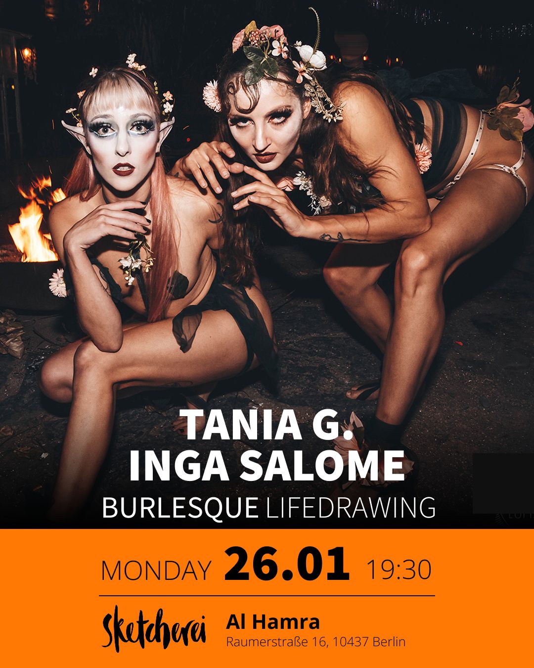 Burlesque lifedrawing - 26.01.26