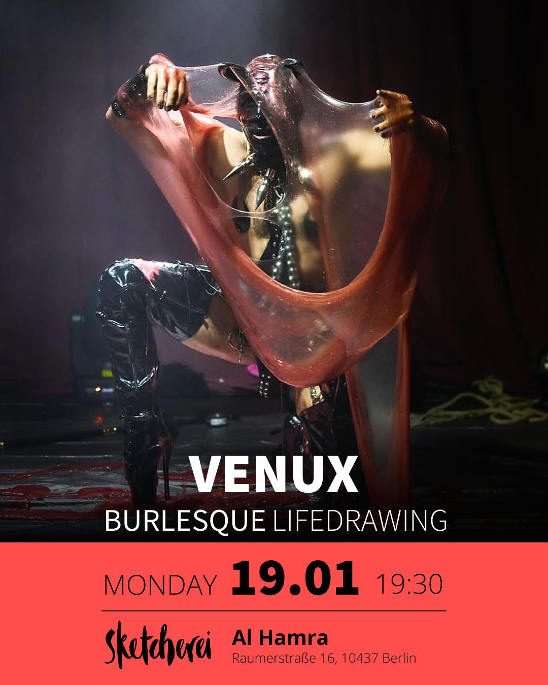 Burlesque lifedrawing - 19.01.26