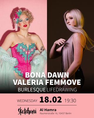 Burlesque lifedrawing - 18.02.26